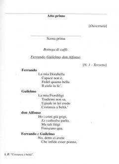 Cosi' Fan Tutte (W.A. Mozart) 