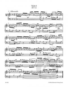 Die 6 französischen Suiten / 2 Suiten in a-Moll und Es-Dur von Johann Sebastian Bach 