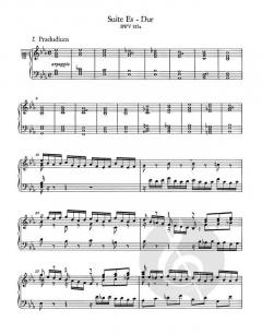 Die 6 französischen Suiten / 2 Suiten in a-Moll und Es-Dur von Johann Sebastian Bach 