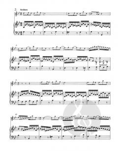 Sonate C-Dur & Sonaten Es-Dur und g-Moll von Johann Sebastian Bach für Flöte und Basso Continuo & für Flöte und obligates Cembalo (überliefert als Werke J. S. Bachs) im Alle Noten Shop kaufen