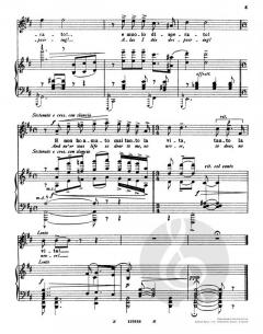 E Lucevan Le Stelle (Tosca) e / L Key Bm (T) von Giacomo Puccini 