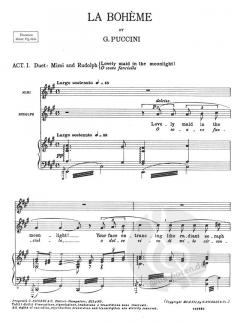 O Soave Fanciulla (Boheme) von Giacomo Puccini 