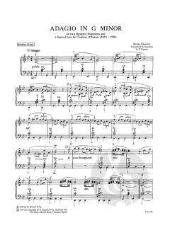 Adagio in G Minor on a Theme of Albinoni von Tomaso Giovanni Albinoni 