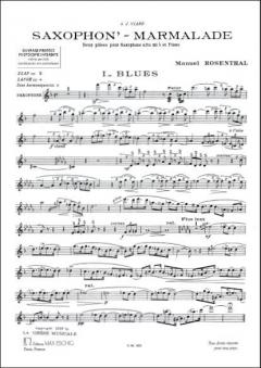 Saxophon'marmalade Saxophone Eb / Piano von Manuel Rosenthal 