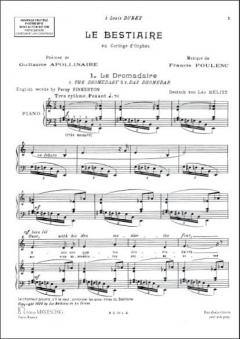 12 Poemes Mezzo / Piano von Francis Poulenc 