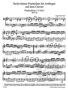 Einzeln überlieferte Klavierwerke 1 von Johann Sebastian Bach (Download) 