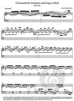 Chromatische Fantasie und Fuge BWV 903 von Johann Sebastian Bach 