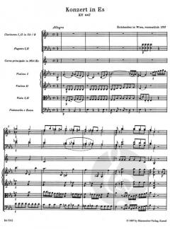 Konzert für Horn und Orchester KV 447 von Wolfgang Amadeus Mozart 