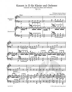 Konzert Nr. 5 D-Dur KV 175, Rondo D-Dur KV 382 von Wolfgang Amadeus Mozart für Klavier und Orchester im Alle Noten Shop kaufen