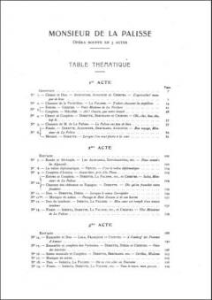 Mr de La Palisse Cht / P von Claude Terrasse 