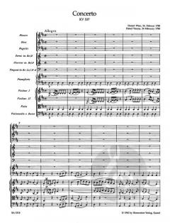 Konzert Nr. 26 D-Dur KV 537 von Wolfgang Amadeus Mozart (Download) 