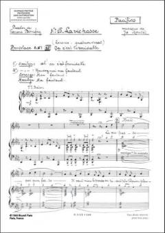 Pacifico Chant et Piano von Jo Moutet 