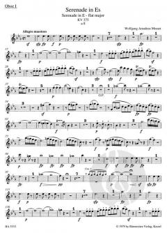 Serenade für Bläser KV 375 (W.A. Mozart) 
