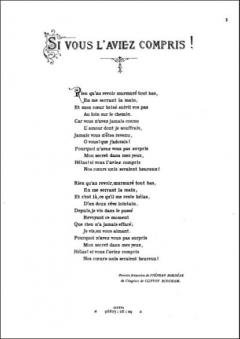 Si Vous L'aviez Compris Chant et Piano von Luigi Denza 