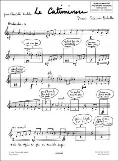 Le Catiminou, pour Violon von M. Cecconi-Botella 
