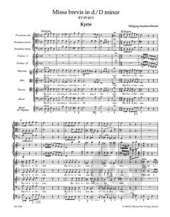 Missa brevis KV 65 (61a) (W.A. Mozart) 
