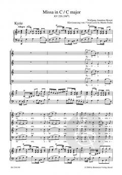 Missa in C-Dur KV 220 (196b) (W.A. Mozart) 