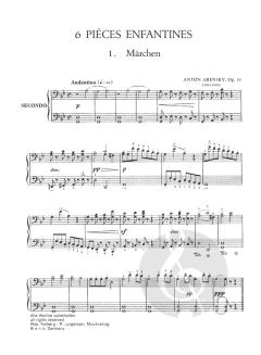 Pièces enfantines, op.34 von Anton Arensky 
