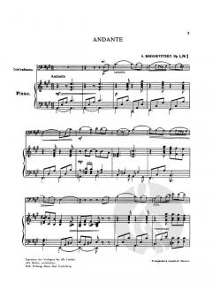 Andante, op. 1,1 von Sergej Alexandr. Kussevitzki 