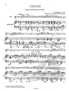 Undine. Sonate, op. 167 von Carl Reinecke 