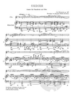 Undine. Sonate, op.167 von Carl Reinecke 