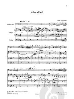 Drei Stücke (Abendlied, Pastorale, Elegie), op. 150 von Joseph Gabriel Rheinberger 