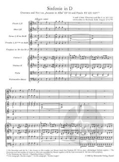 Sinfonie KV111/120(111a) von Wolfgang Amadeus Mozart 