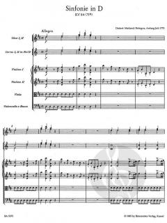 Sinfonie Nr. 11 KV 84 (73Q) von Wolfgang Amadeus Mozart 