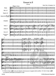Konzert Nr. 18 B-Dur KV 456 von Wolfgang Amadeus Mozart (Download) 