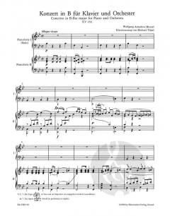Klavierkonzert Nr. 18 B-Dur KV 456 von Wolfgang Amadeus Mozart im Alle Noten Shop kaufen