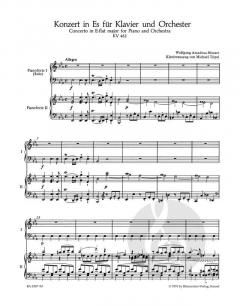Klavierkonzert Nr. 22 Es-Dur KV 482 von Michael Töpel im Alle Noten Shop kaufen