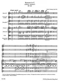 Klavierkonzert Nr. 8 C-Dur KV 246 von Wolfgang Amadeus Mozart 