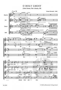 O Holy Ghost op. 186a (Ernst Krenek) 