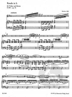 Rondo D 895 op. 70 von Franz Schubert 