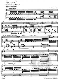 Fantasie D 934 von Franz Schubert 