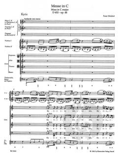 Messe C-Dur D 452 op. post.48 von Franz Schubert 