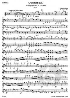Streichquartette Band 3 von Franz Schubert im Alle Noten Shop kaufen