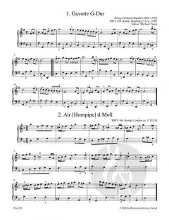 Leichte Klavierstücke und Tänze von Georg Friedrich Händel im Alle Noten Shop kaufen