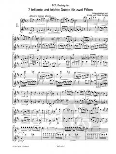 7 brilliante und leichte Duette op. 28 von Benoit Tranquille Berbiguier 