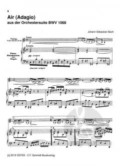 Air (Adagio) von Johann Sebastian Bach 