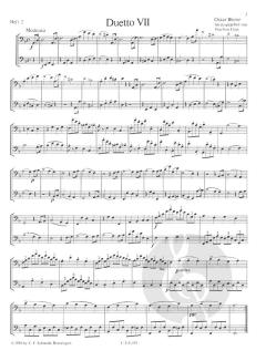 12 Duette Heft 2 von Oskar Blume 