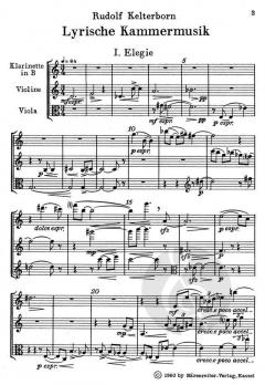 Lyrische Kammermusik (Rudolf Kelterborn) 