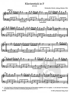 Einzelstücke für Klavier von Wolfgang Amadeus Mozart im Alle Noten Shop kaufen