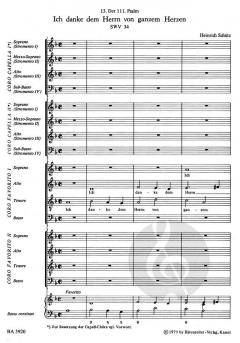 Ich danke dem Herrn von ganzem Herzen SWV 34 (Heinrich Schütz) 