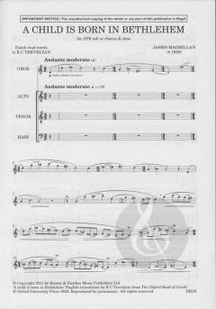 A Child Is Born In Bethlehem (James MacMillan) 