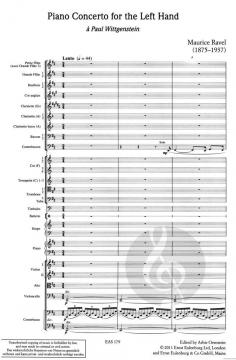 Klavierkonzert für die linke Hand D-Dur von Maurice Ravel 