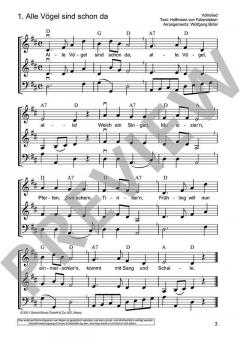 Die schönsten Volks- und Kinderlieder - Trioheft 