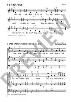 Die schönsten Volks- und Kinderlieder - Trioheft 