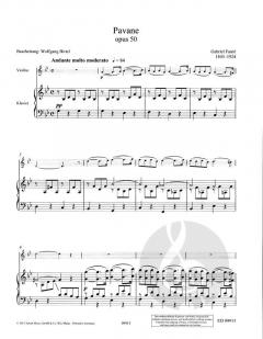 Pavane op. 50 von Gabriel Fauré 