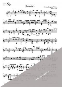 Ouverture und Capriccio von Silvius Leopold Weiss 